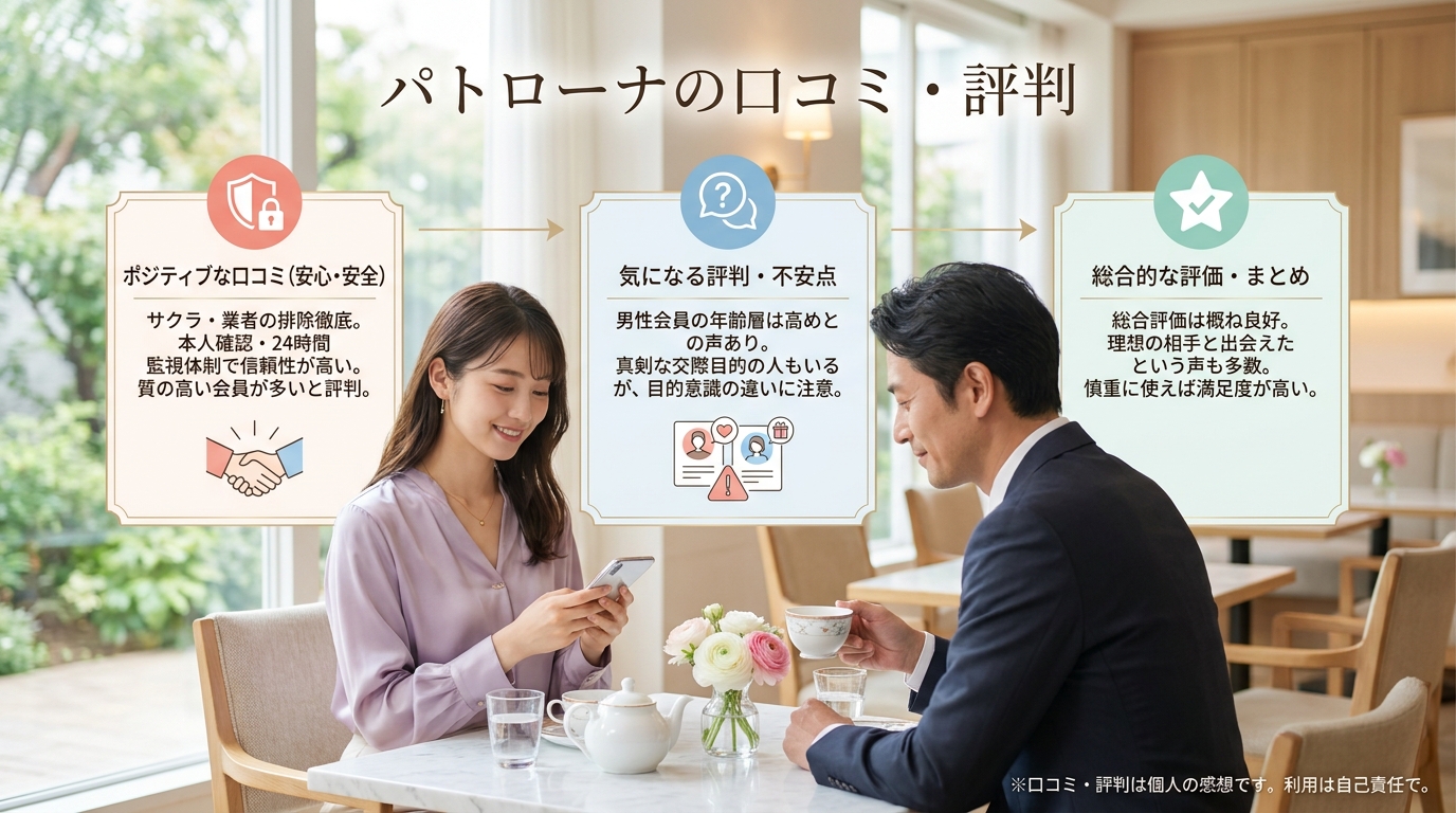 パトローナの口コミ・評判