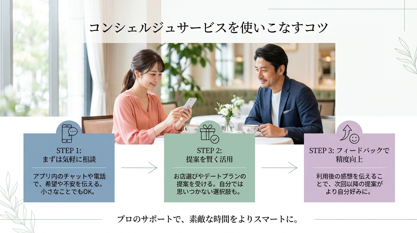 コンシェルジュサービスを使いこなすコツ