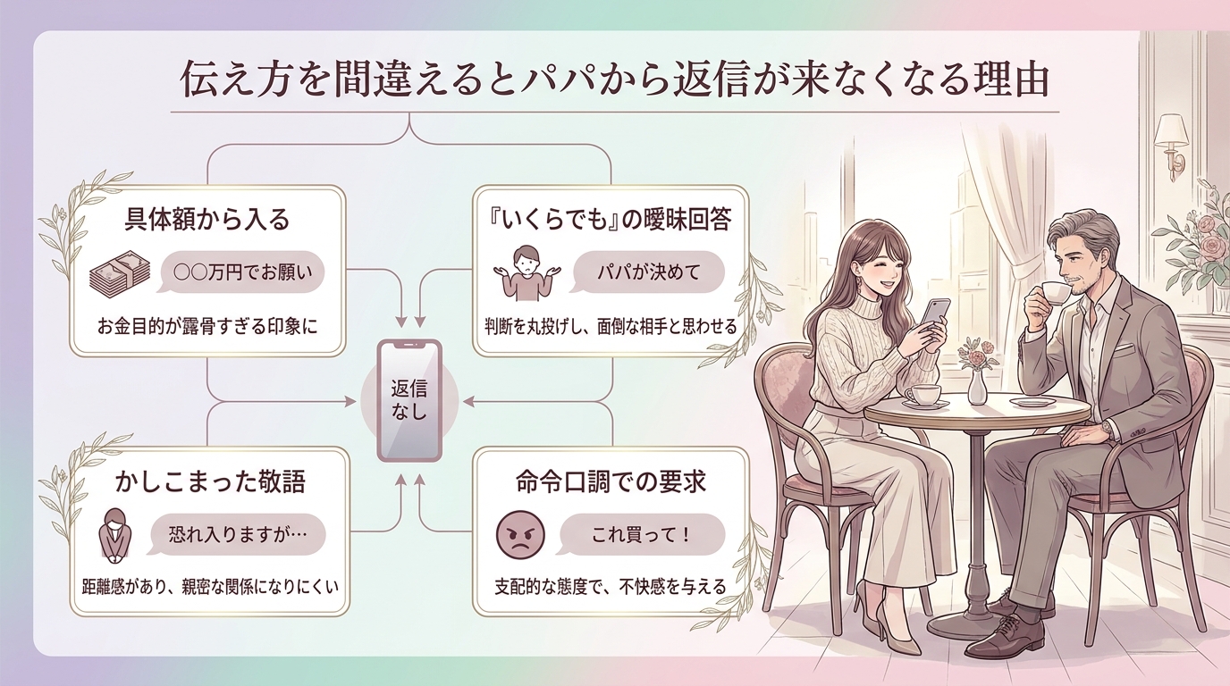 伝え方を間違えるとパパから返信が来なくなる理由
