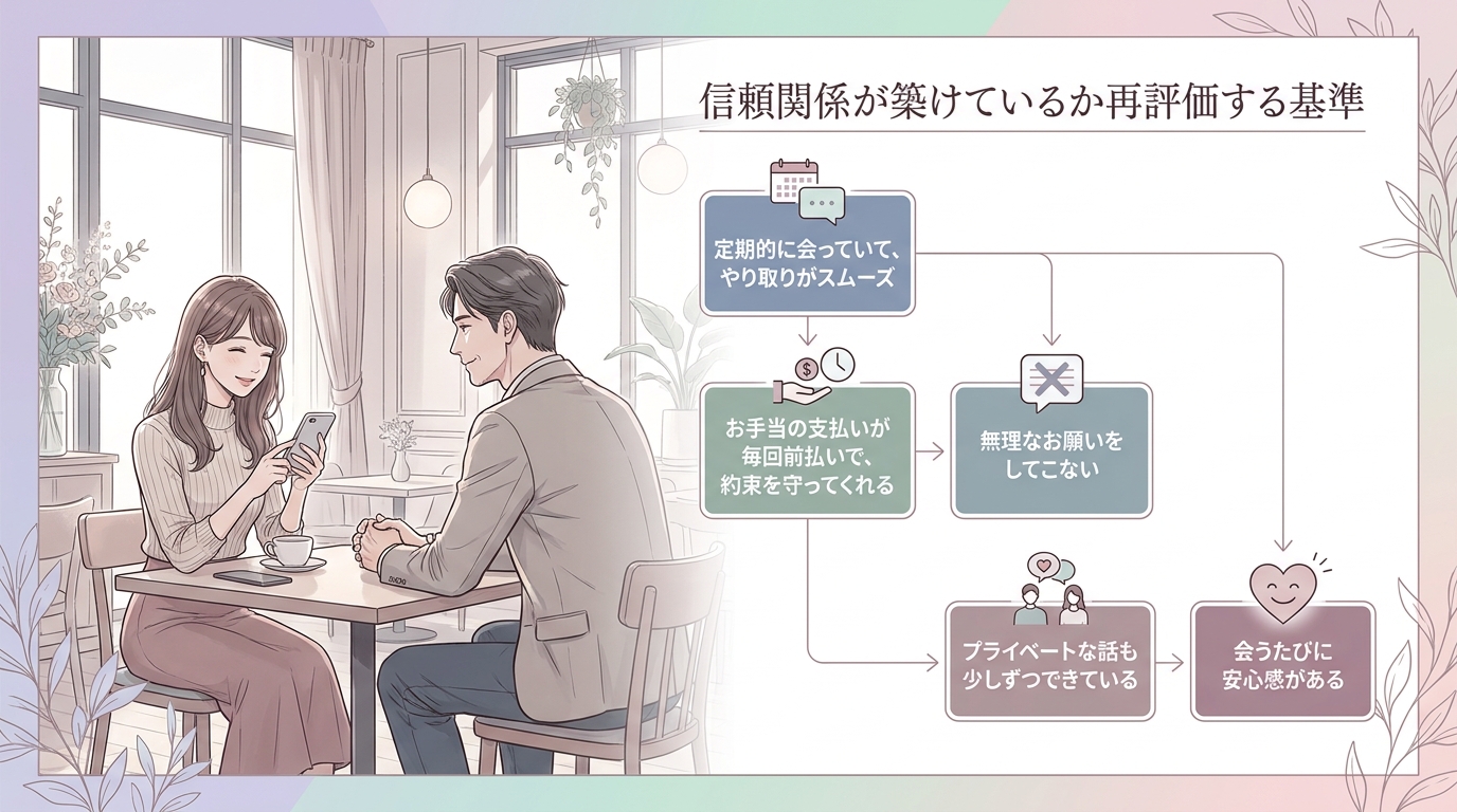 信頼関係が築けているか再評価する基準