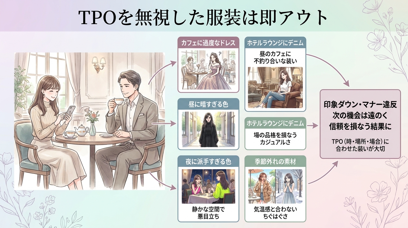 TPOを無視した服装は即アウト