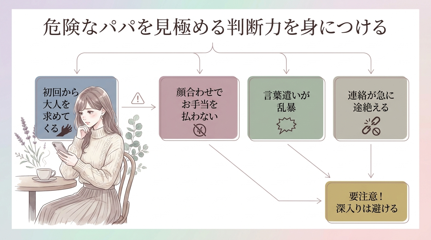 危険なパパを見極める判断力を身につける