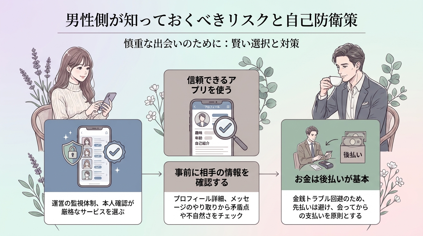 男性側が知っておくべきリスクと自己防衛策