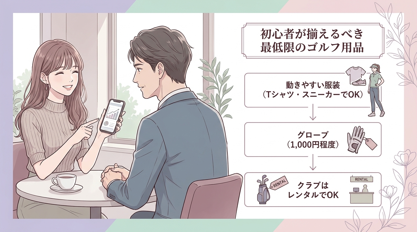 初心者が揃えるべき最低限のゴルフ用品